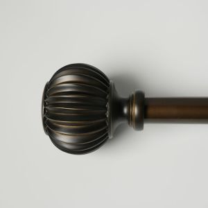 Coffee Color Contemporary Ceiling 60cm Pipe Curtain Rods