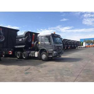 3 Axles U-Type Dump Semi-Trailer for Transportation Fuwa/BPW Axle Transportation
