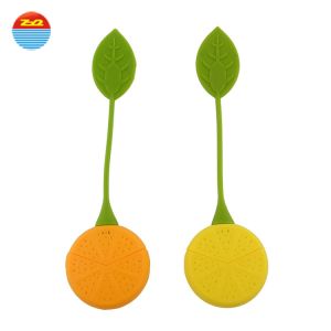 Sassy Silicone Fruit Strawberry Orange Shape Tea Bags