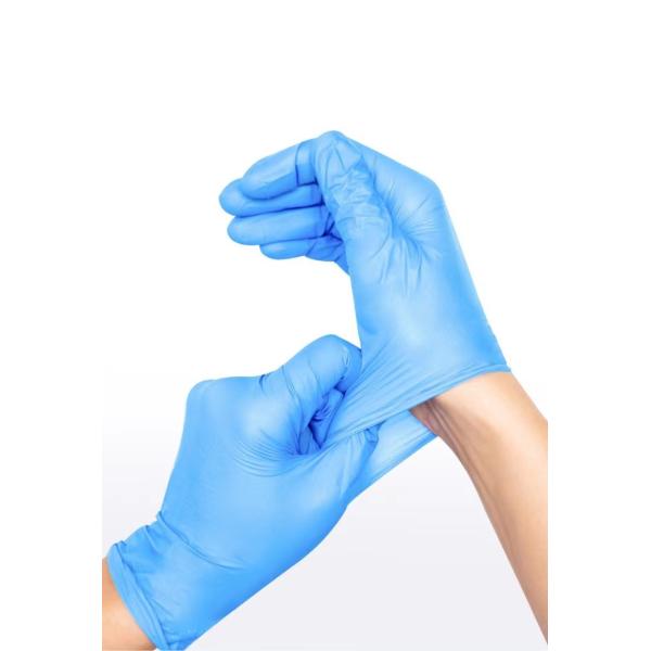 Buy Nitrile  Disposable Protective Gloves Oil Proof Home Kitchen Use 100pcs/Box at wholesale prices