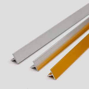 ISO9001 Aluminium Tile Trim 10mm Aluminium Square Edge Tile Trim