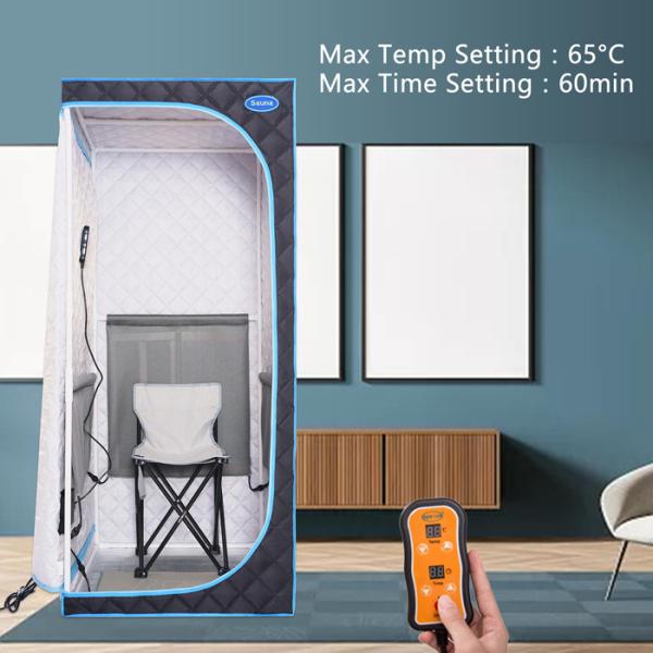 Buy Portable Infrared Sauna Room Foldable SPA Whole Body Steam Sauna Box Room Tent at wholesale prices