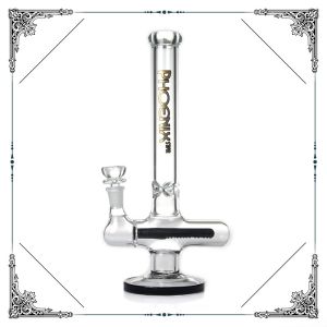 Cross Style Bong With Inline Pecolator Glass Smoking Water Pipe Bongs Heady