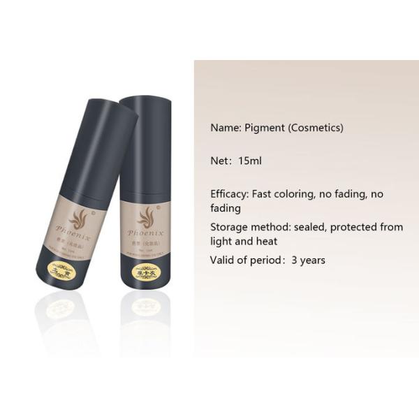Natural 15 Ml Embroidered Ink Colorings Fog Eyebrows , Lips OEM ODM