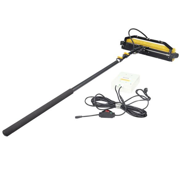 Buy 5.5m Scalable Handle Solar Panel Cleaning System with Brush-Less Motor and 4 Sections at wholesale prices