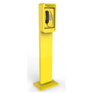 Vandal Resistant Highway Emergency Phone Pillar , Roadside Phone Protection