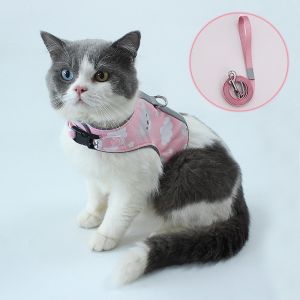 Quick Release Reflective Cat Chest Strap To Prevent Breaking Off