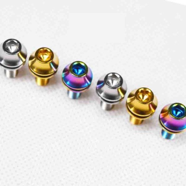 Buy M5 * 12 Titanium Fasteners Gr5 Titanium Hex Hole Bolt Cap Screw With Weight at wholesale prices