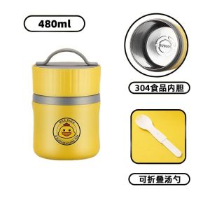 Quality Stainless 316L SS Food Container Airtight Leakproof Insulation Bucket With Size Is 10*15.5*10 cm And Weight Is 215 Gram for sale