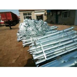 Directly Buried Helix Ground Anchors Galvanized Photovoltaic Bracket Helix Screw