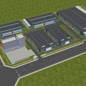 Hot Rolled H-Section Steel Column Steel Structure Warehouse Windproof