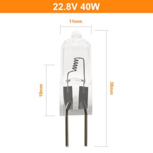 22.8v 40w G6.35 Hospital Medical Halogen Lamps 3000k 1000 Lumen