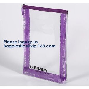 Pvc Makeup Cosmetic Bag Resealable PVC Slider Zip Poly CPE Material, makeup mini