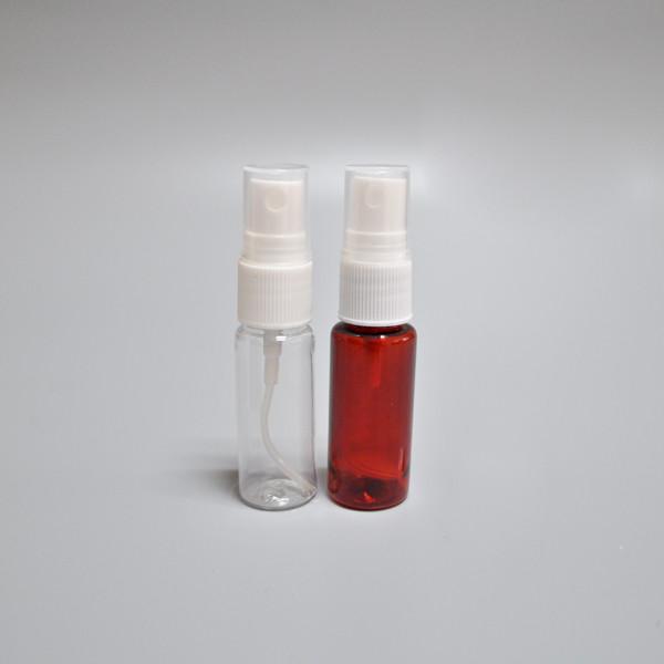 PET empty clear spray bottles Oval Flat Plastic Bottles For Oil with spray 100ml plastic spray bottle
