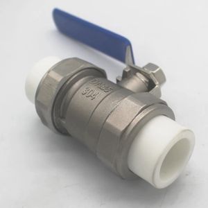 Quality Stainless Steel Double Union Hot Welding Water Ball Valve for Industrial Applications for sale