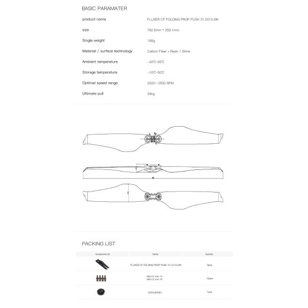 31.2x10.2 Inch FLUXER PRO Propeller