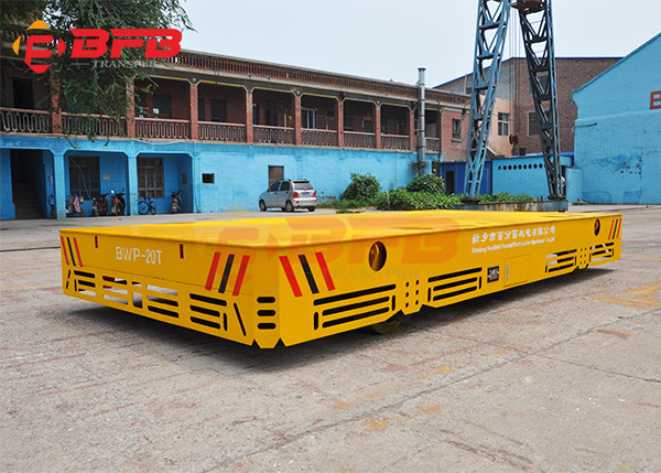 Buy SGS Battery Solid Wheels 20m/Min 65T Rail Transfer Cart at wholesale prices