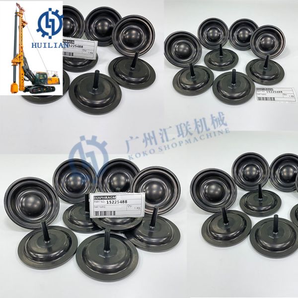 15225488 Membrana HLX5 Rock Drill Machine Hydraulic Hammer Breaker Drifter Accumulator Diaphragm Drilling Dia Drill Parts