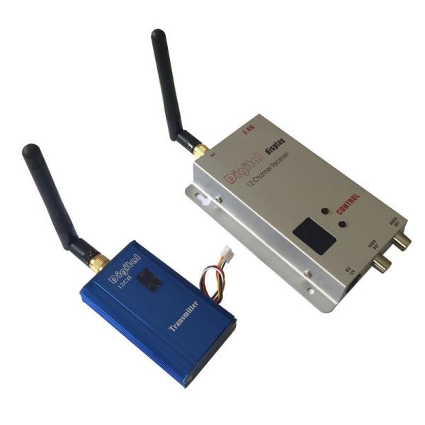 Buy Private Mold Yes 2.4Ghz FM Wireless Video Transmitter 12 Channels Long Range Transmitter and Receiver DC 12V at wholesale prices