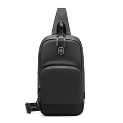Waterproof Oxford Cloth Mens Shoulder Chest Sling Bag 19*10*34cm