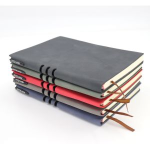 Custom Logo Multicolor Premium Business Meeting Diary Planner Leather Cover With