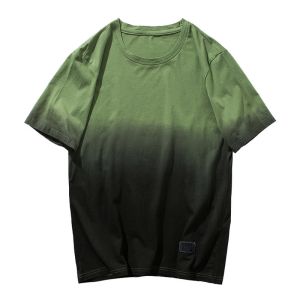 Customized fashion short sleeve cotton plain wholesale change color t shirts