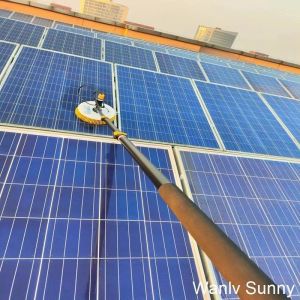 Solar Panel Cleaning System with Aluminum Alloy Material and Single Head Rotary