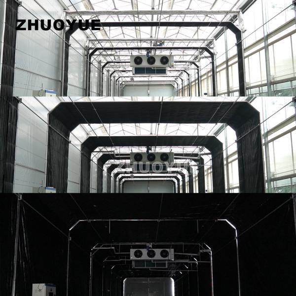 Auto Blackout Greenhouse Light Deprivation Greenhouse For Controlled Crop Cultivation