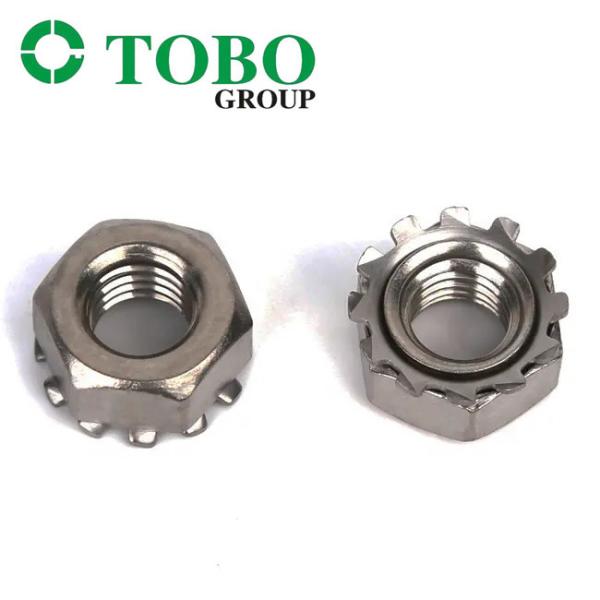 Buy TOBO Stainless steel 304 K lock nut 1/4-20 5/16-18 #6 #8 at wholesale prices