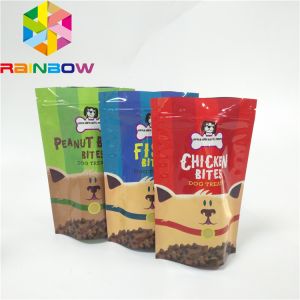 China Digital Printing Plastic Bags Stand Up Dog Treats Package Pouch Pet Food Packaging Bag Doypack Pouch on sale