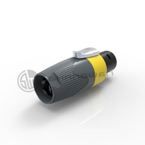 Professional Speaker Powercon Wire Connectors 40a Panel Audio Signal Female Plug