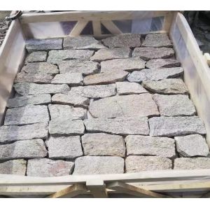 Natural Wall Cladding Stacked Thin Granite Veneer Non Antacid