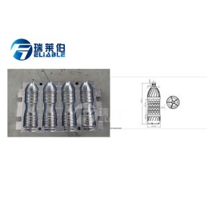 Juice Bottle Pvc Blow Moulding , Injection Moulding And Blow Moulding With CAD