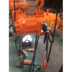 Electric Trolley 3t Chain Hoist Material Lifting High Strength