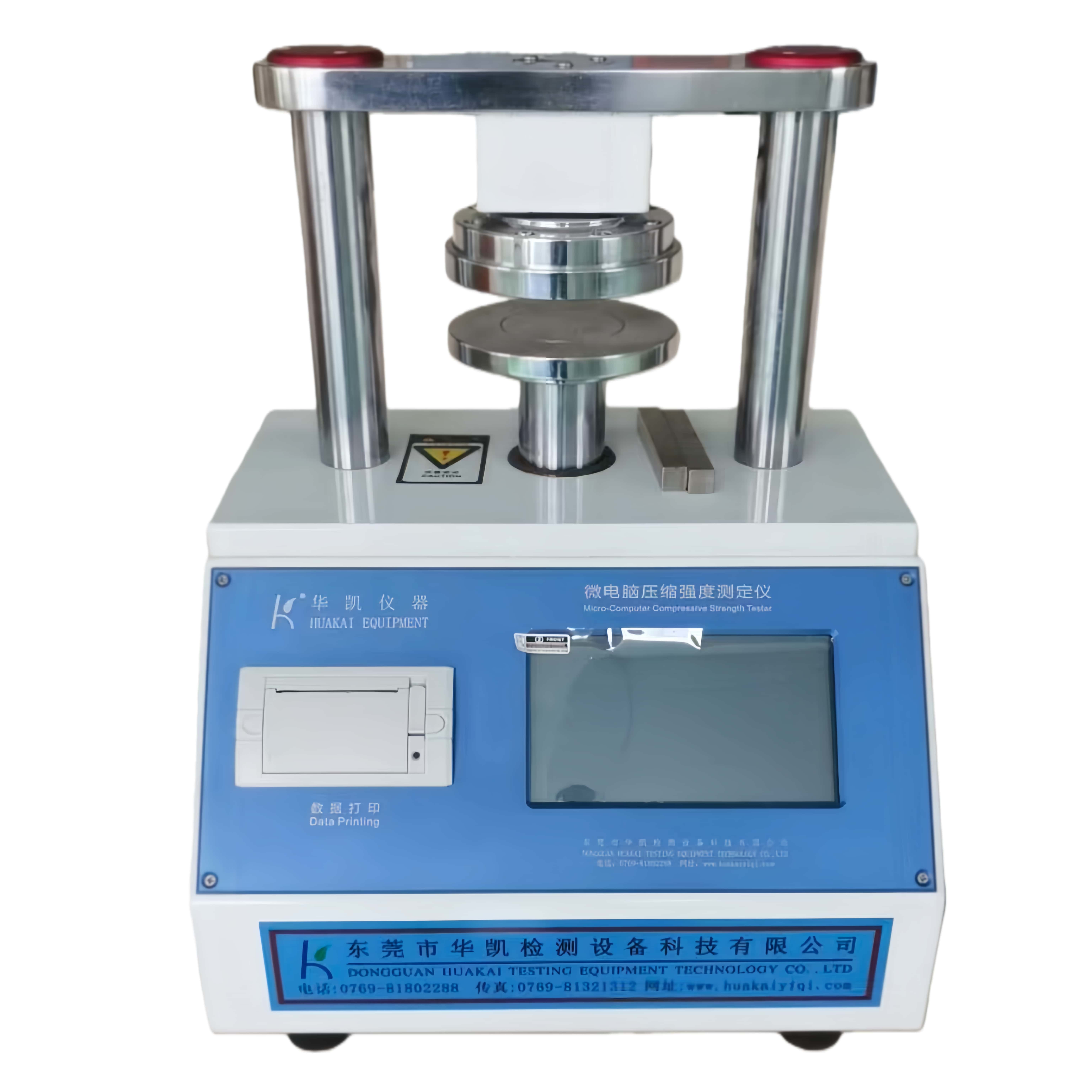 Buy Microcomputer Compression Strength Testing Machine Microcomputer Edge/Ring Pressure Strength Testing Machine at wholesale prices