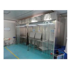 Unique Air Purifying Dispensing Booth Customizable Size Low Noise