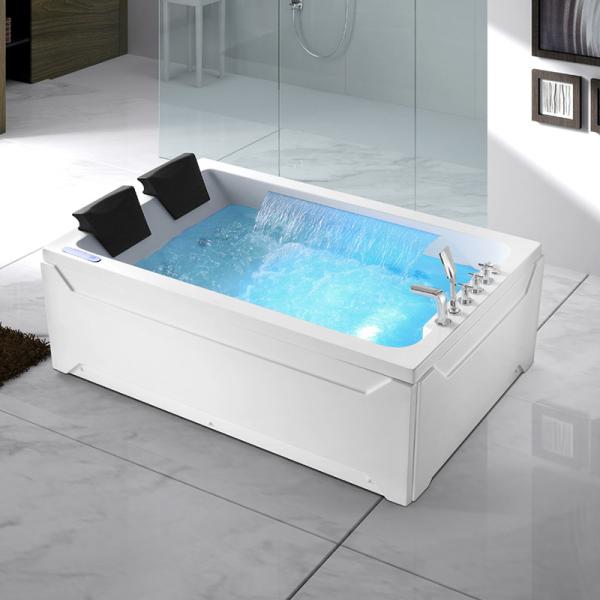 Buy Whirlpool Acrylic Massage Bathtub M1813-D Pure Sanitary Grade ISO9001 at wholesale prices