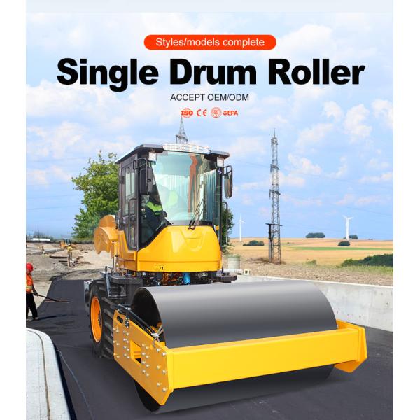 Made in China Mini 8 Ton Road Roller Single Drum Vibratory Compactor