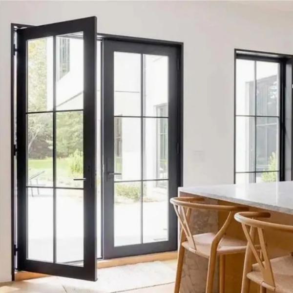 Australian Standards Waterproof Aluminum Casement Doors for End Window System Solution