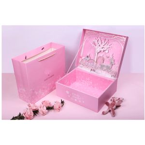 Recycled Materials Creative Luxury Paper Gift Box For Valentine Day