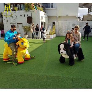 Hansel indoor playground unicorn motorized plush animal electric scooter