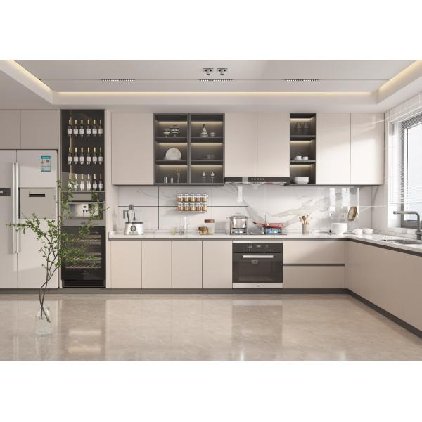 Buy U Shaped Kitchen Cabinets with Self Closing Doors at wholesale prices