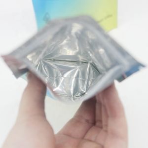 Empty Tea Packaging Stand Up Pouch Moisture Proof Resealable Zipper Bags