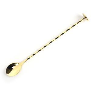 3.2*25.5cm Bartender Stirring Spoon Bar Tool Set 10'' Long Spoon For Cocktails
