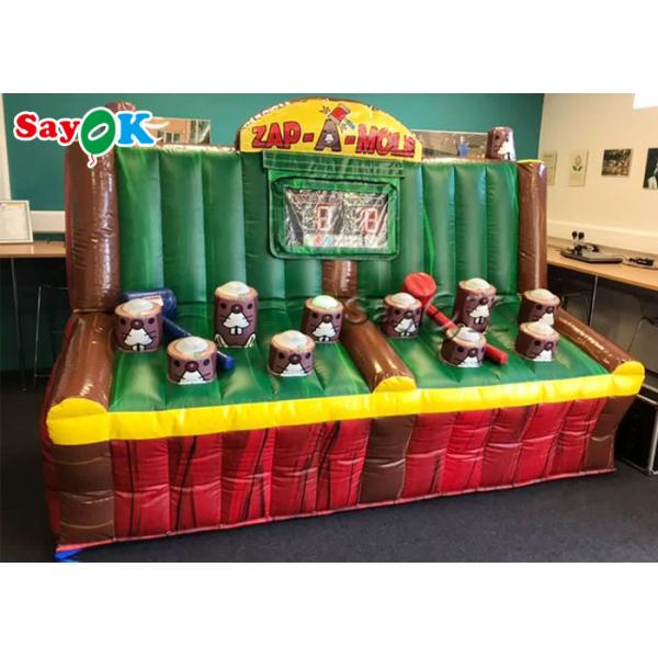 Buy Inflatable Outdoor Games PVC Inflatable Inflatable Zap A Mole Game With IPS System at wholesale prices