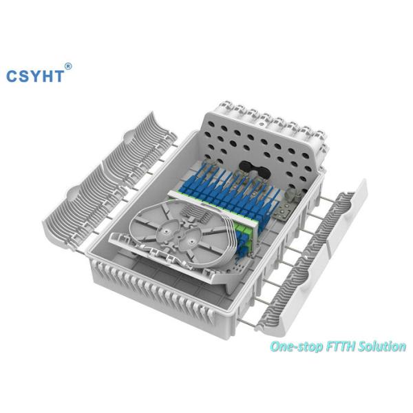 Waterproof IP65 Fiber Optic Cable Junction Box ABS With 1*16 Splitter Outdoor