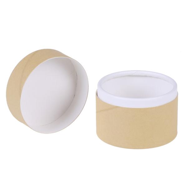 Wholesale Cheap Recycled Brown Kraft Paper Tube Packaging Boxes For Candle Tube Cardboard Cylinder Gift Packing