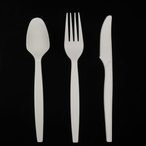 6inch 6.5inch 7inch CPLA Compostable Tableware 100% Biodegradable White