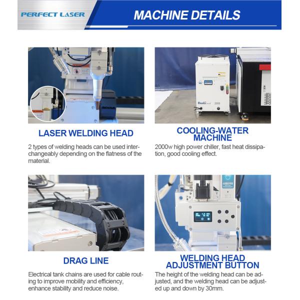 2000w Desktop Laser Beam Welding Machine For Metal SS Carbon Steel Aluminum Zinc