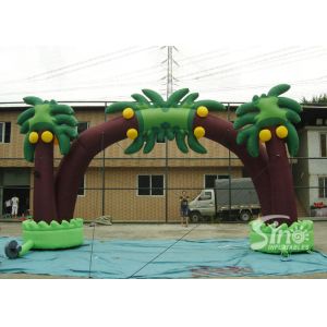 Quality New tropical coconut tree advertising inflatable arch for sale for sale